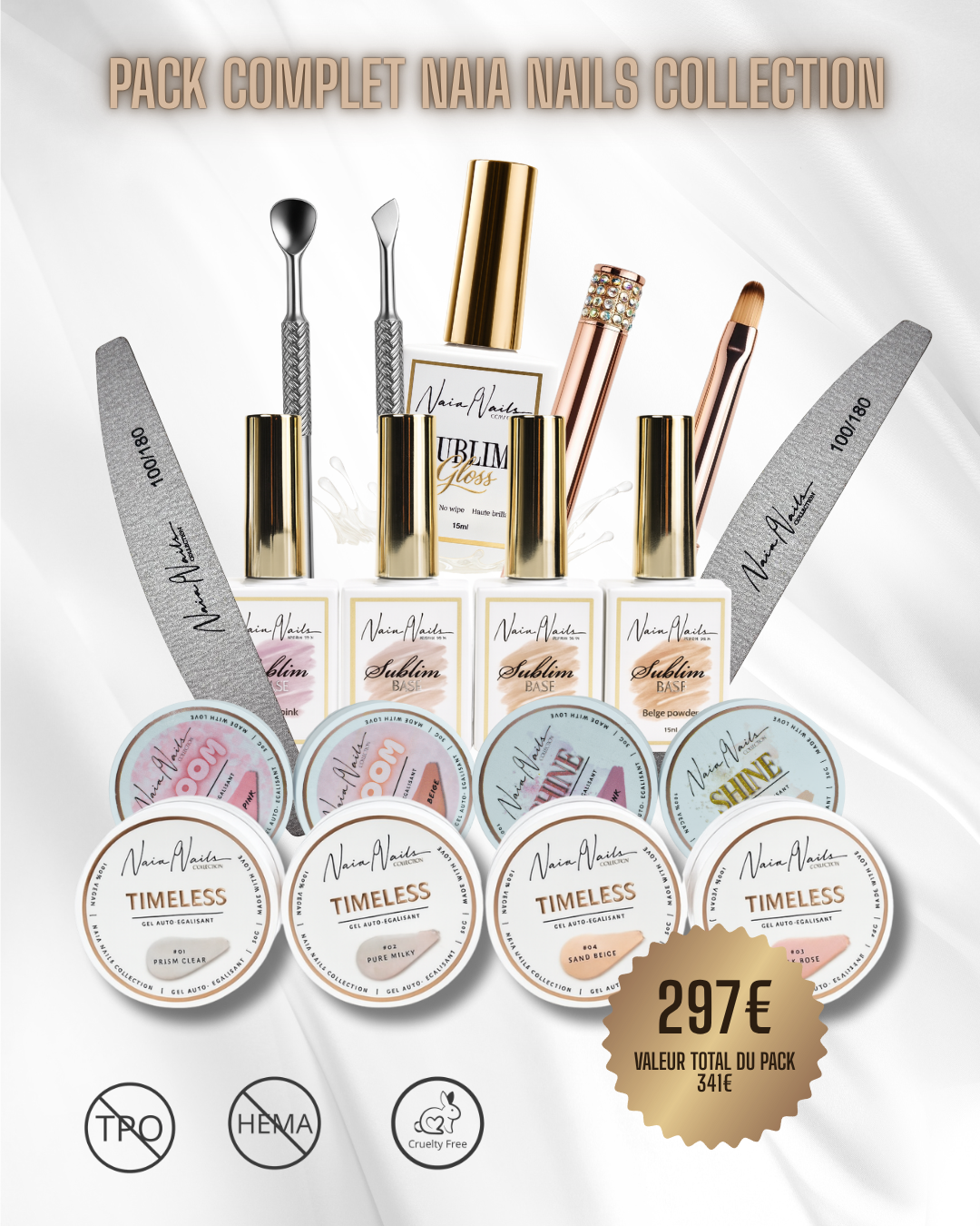 Pack Produits – Naia Nails Collection