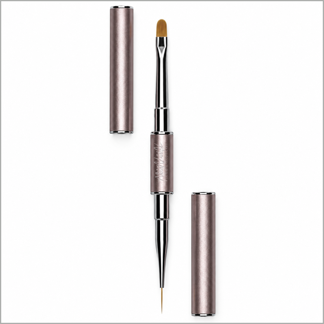 Pinceau Double Embout – Gel & Nail Art