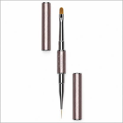 Pinceau Double Embout – Gel & Nail Art
