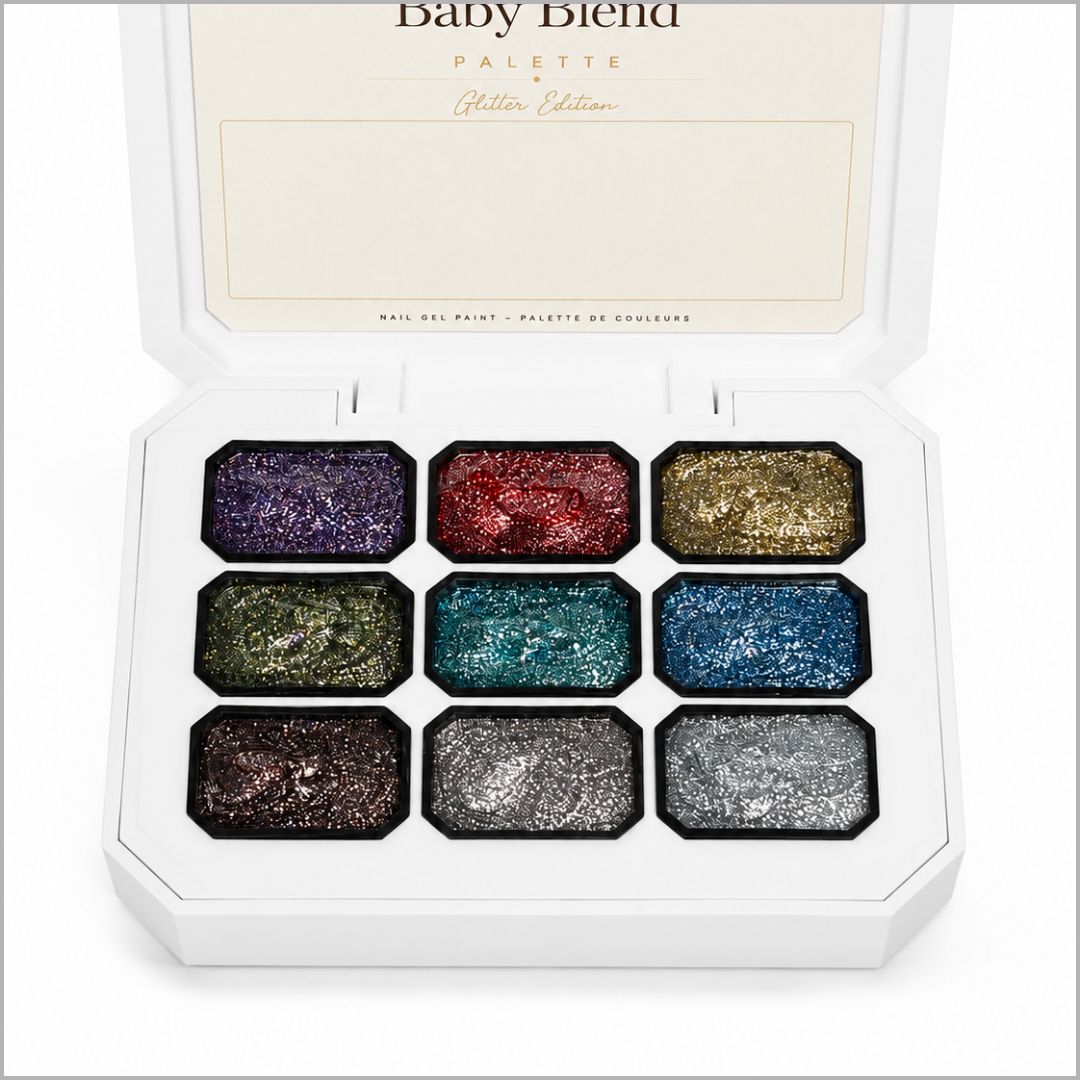 Baby Blend Palette – Glitter Edition