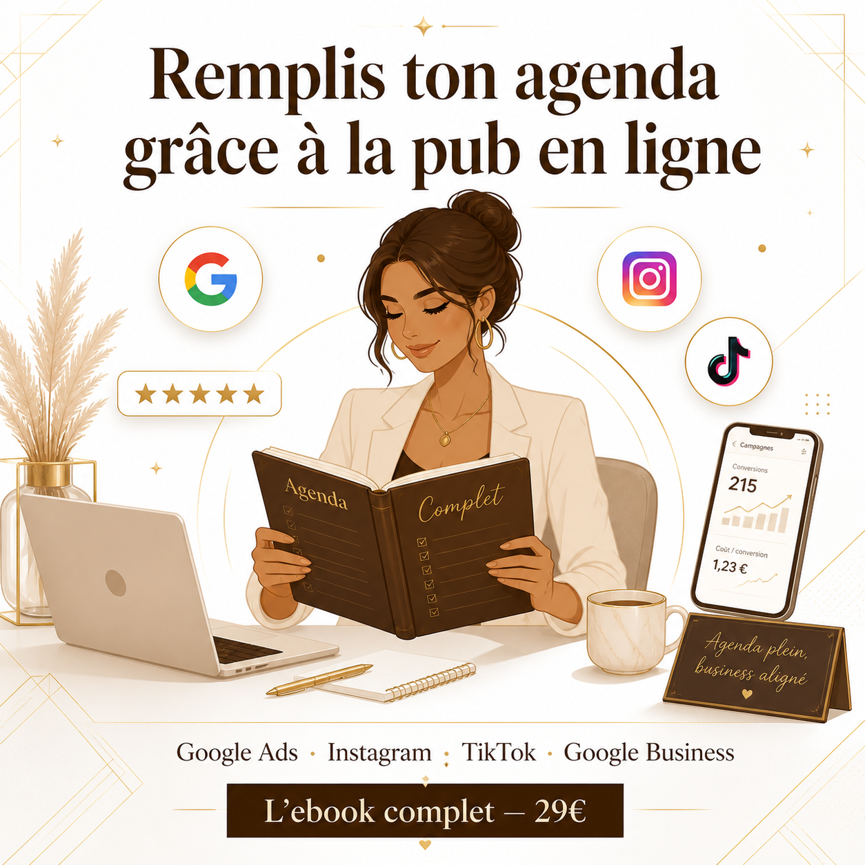 Ebook : Trouver ses premieres clientes : stratégies / plan & actions