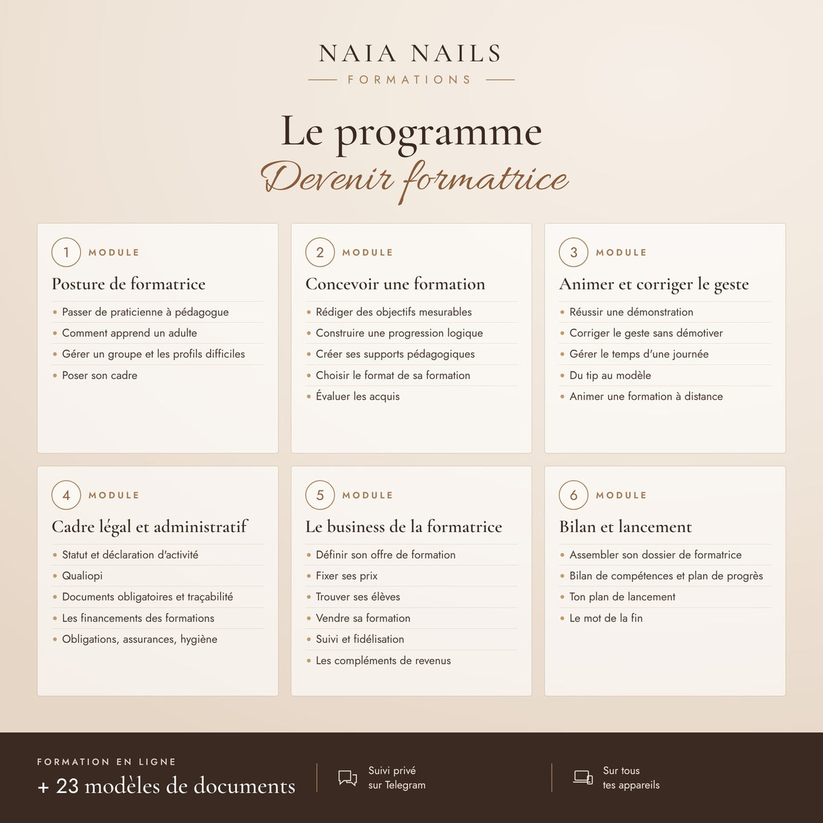 Devenir formatrice prothésiste ongulaire – Formation en ligne