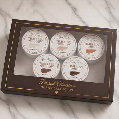 Coffret Dessert Obsession -5 gels de construction auto-égalisants – 30 g
