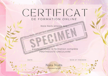PACK COMPLET 8 FORMATIONS - Naia Nails Formations